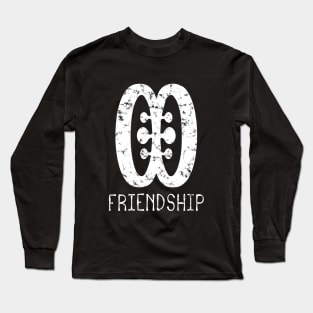 Africa Sankofa Adinkra Symbol "Friendship" Long Sleeve T-Shirt